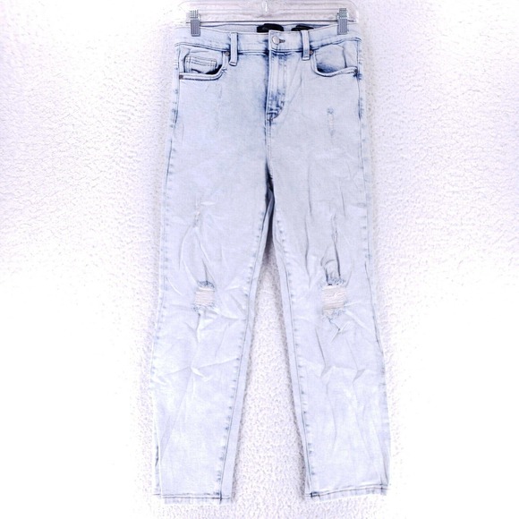 Kylie Denim - Kendall Kylie Jean Women SZ 9 Blue Denim Straight Stretch High Rise VTG Slim 90s